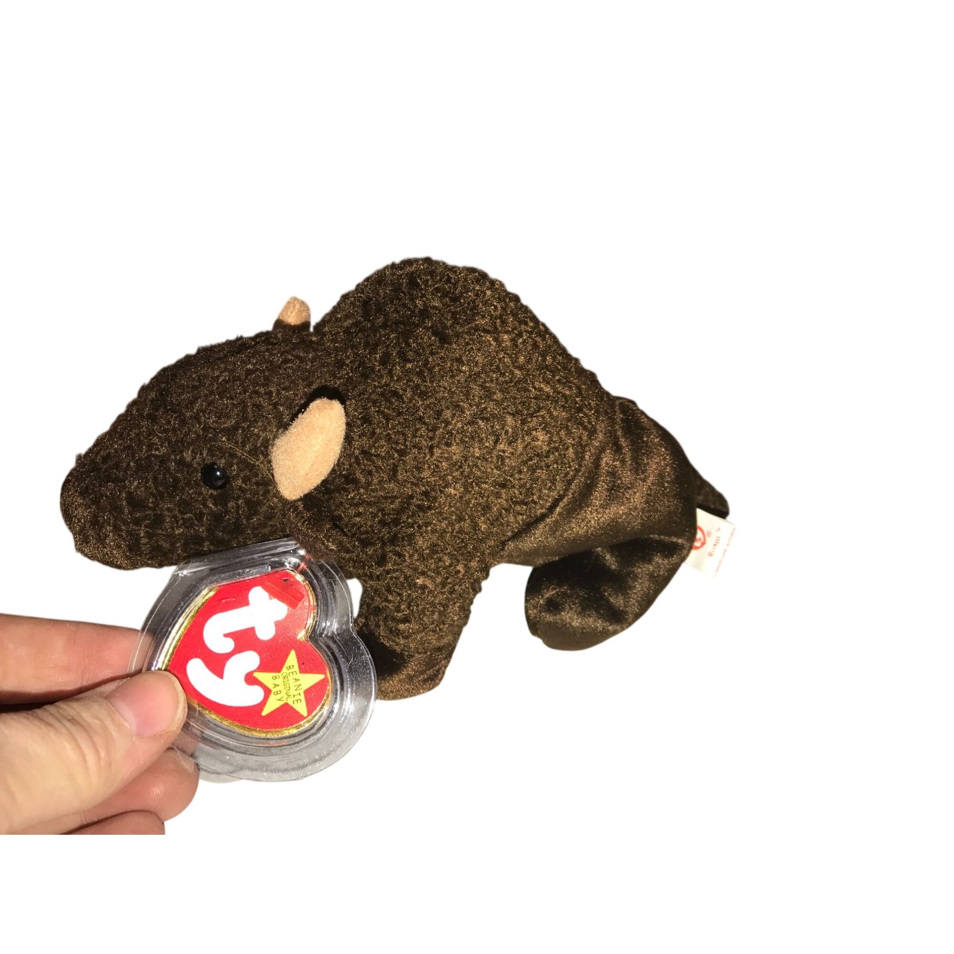 Vintage 1998 Roam the Buffalo Beanie Baby TY Beanie Baby  A+ Stuff Plush Toys / Stuffed Animals