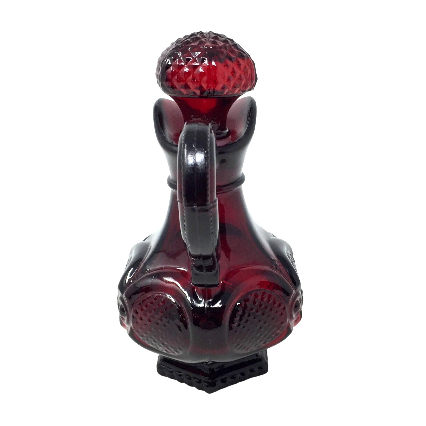 Vintage Avon 1876 Cape Cod Collection Ruby Red Glass Cruet with Stopper Avon  A+ Stuff Drinking, Dining & More