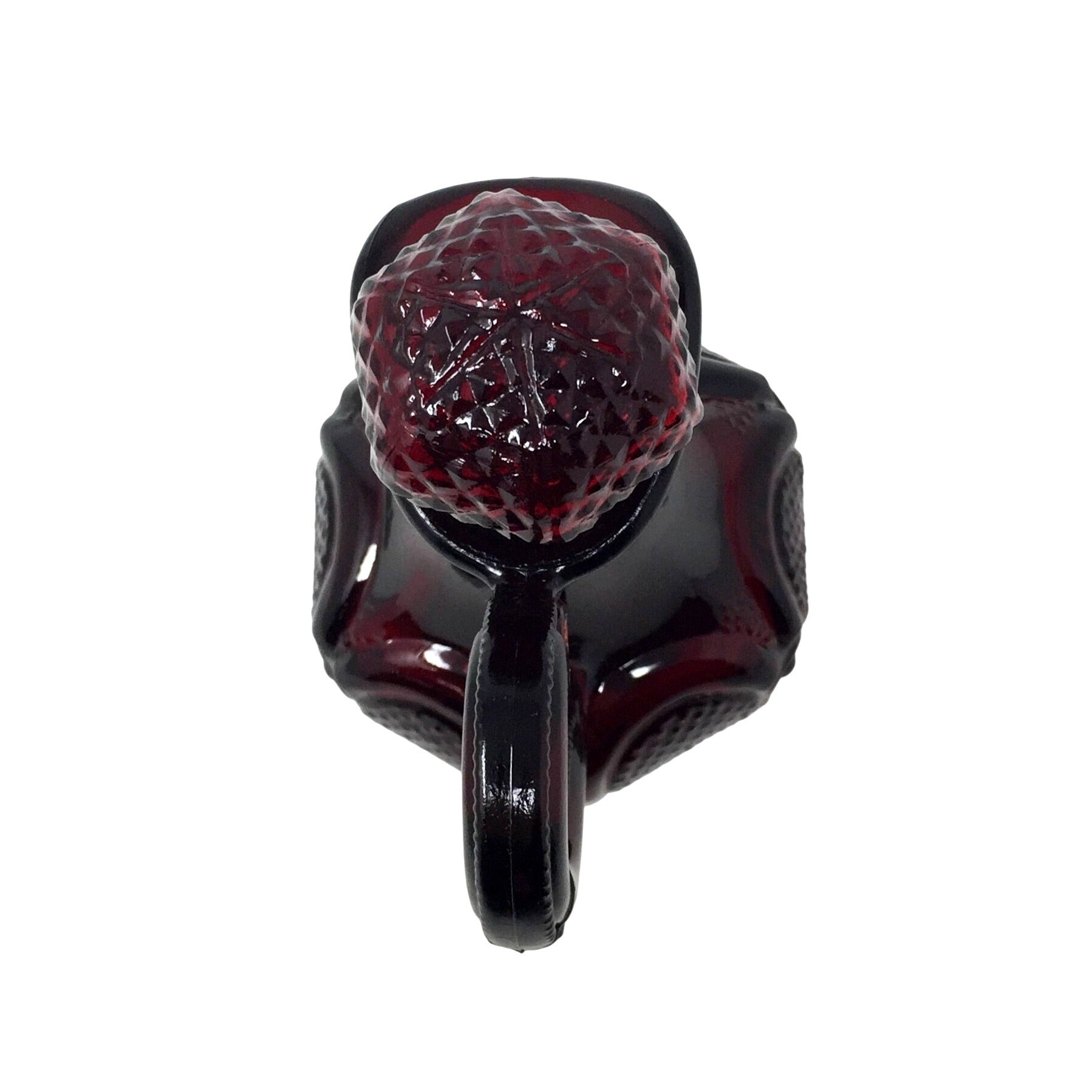 Vintage Avon 1876 Cape Cod Collection Ruby Red Glass Cruet with Stopper Avon  A+ Stuff Drinking, Dining & More