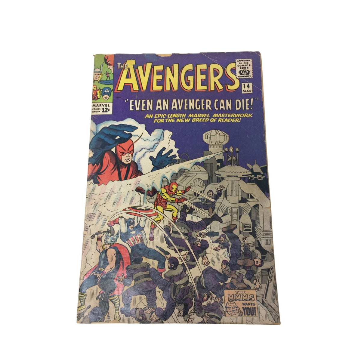 Marvel Comics - The Avengers - #14 - Even an Avenger Can Die! Marvel Comics  A+ Stuff comic books