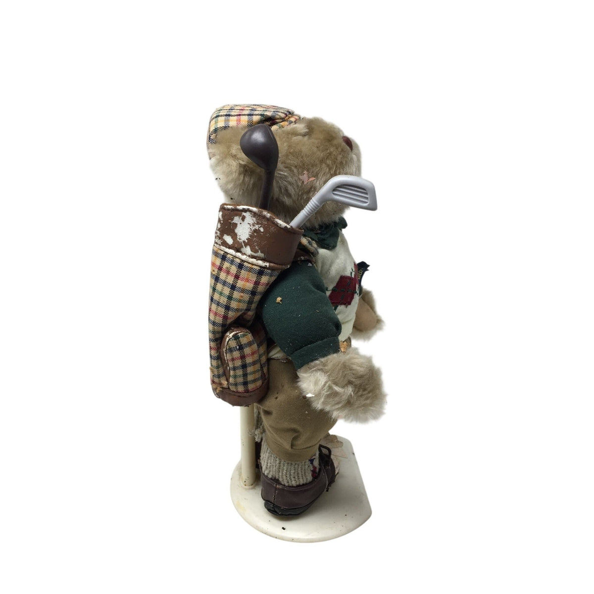 Two vintage, Brass Button Bears Sports Bears. Crosby & Ginger. Brass Button Sports Bears  A+ Stuff Plush Toys / Stuffed Animals