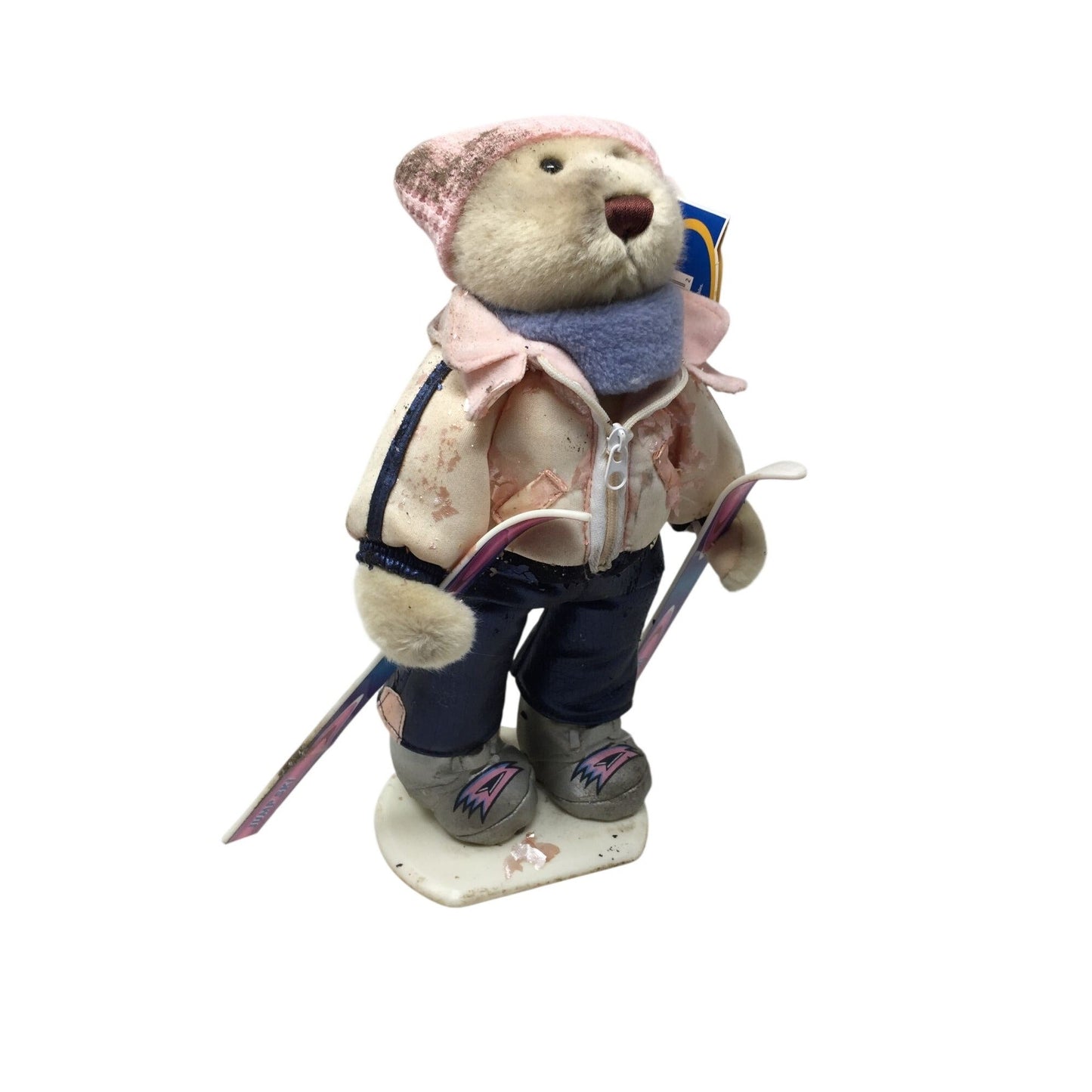 Two vintage, Brass Button Bears Sports Bears. Crosby & Ginger. Brass Button Sports Bears  A+ Stuff Plush Toys / Stuffed Animals