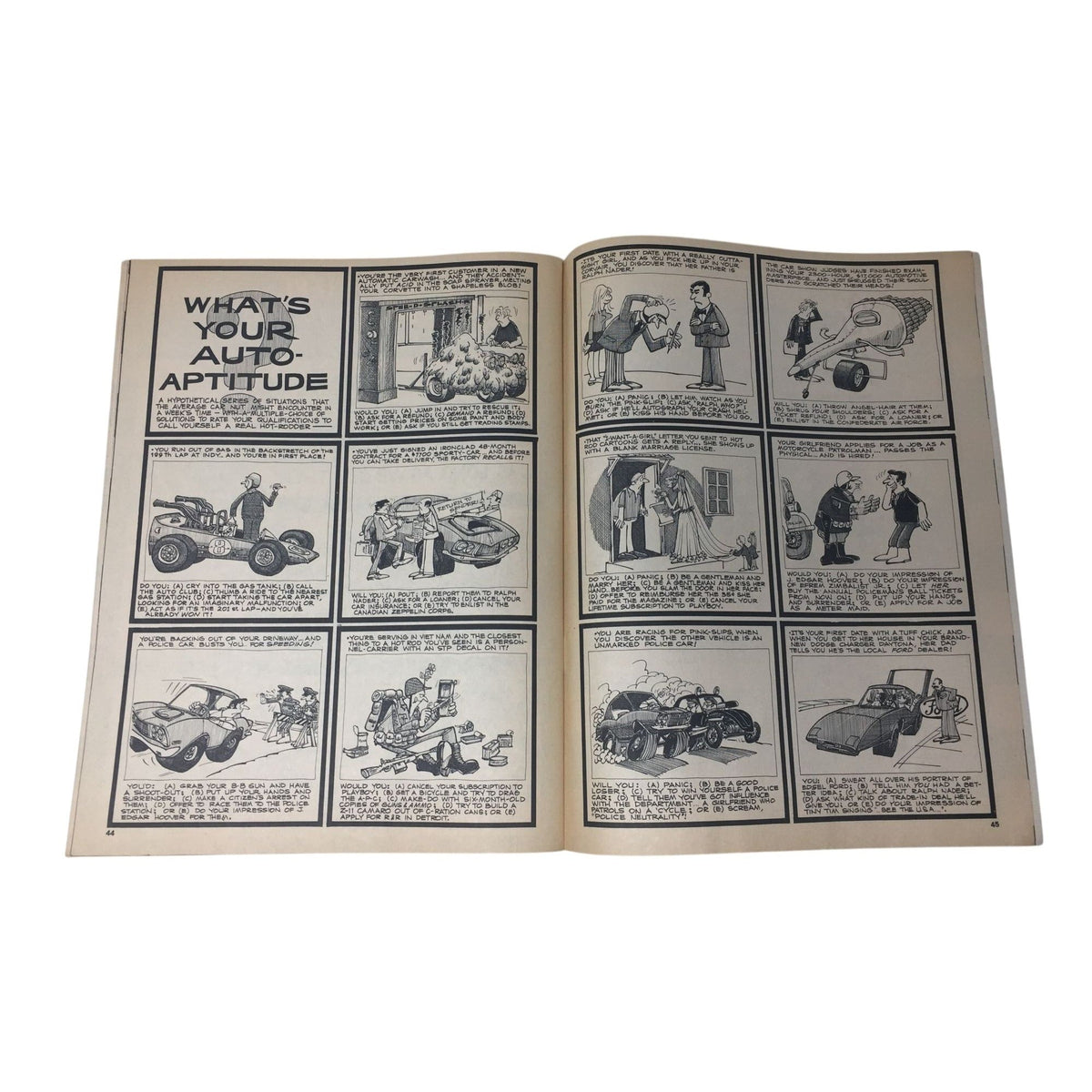 Hot Rod Cartoons #35  -Vintage- A+ Stuff  A+ Stuff comic books