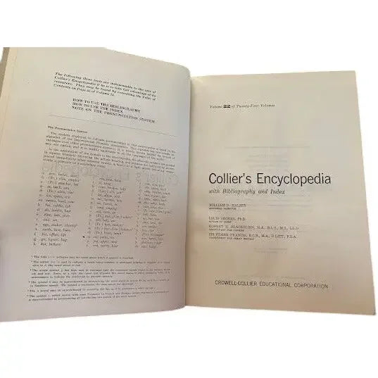Colliers Encyclopedia Volume 22: SYLT - URUAGUAY - 1969 edition Colliers