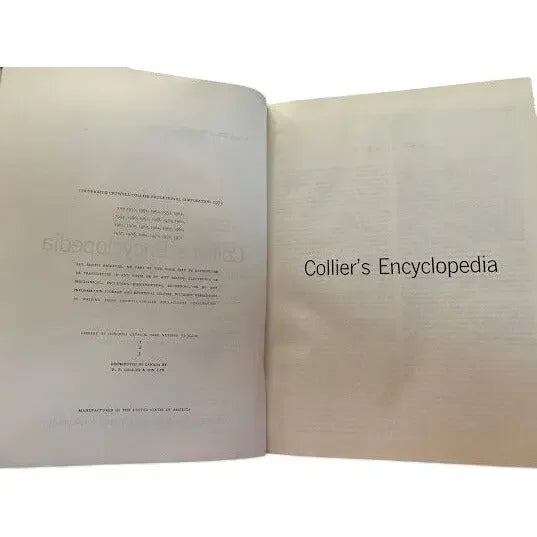 Colliers Encyclopedia Volume 22: SYLT - URUAGUAY - 1969 edition Colliers