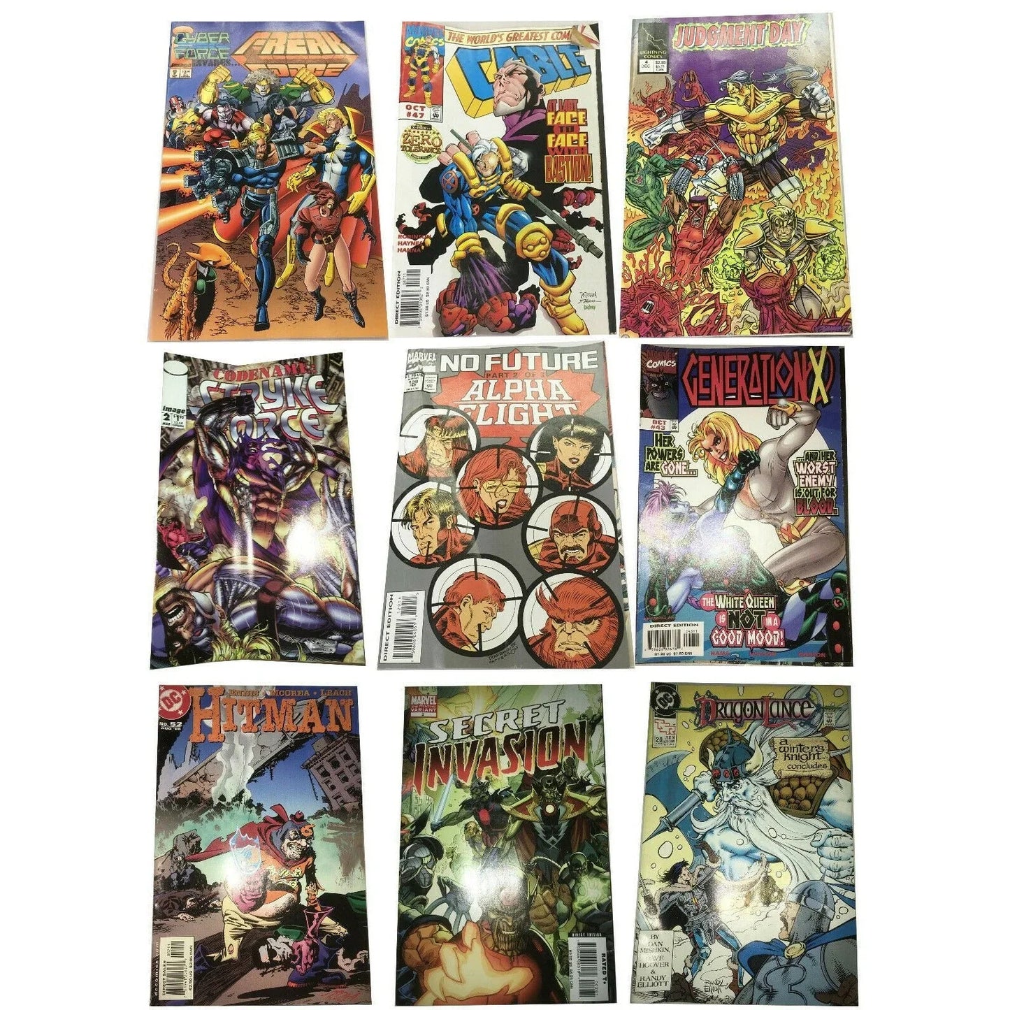 Modern Age COMIC BOOKS Freak Force, Alpha Flight, Hitman, Cable DC Comics  A+ Stuff comic books