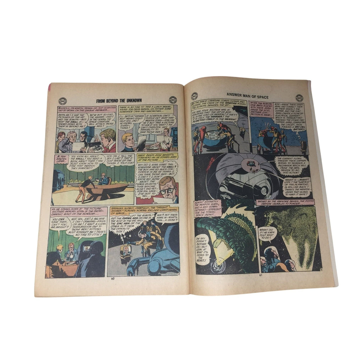 From Beyond the Unknown #10, published by DC Comics DC Comics  A+ Stuff comic books
