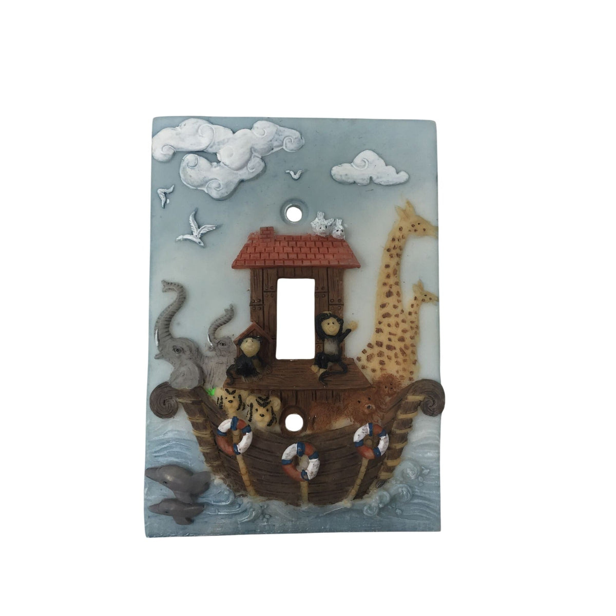 3D Noah's Ark single-toggle Light Switch Plate Cover unbranded  A+ Stuff nursery decor