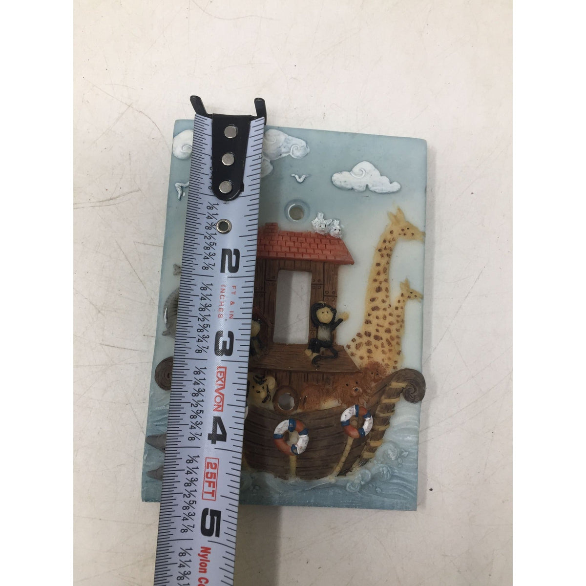 3D Noah's Ark single-toggle Light Switch Plate Cover unbranded  A+ Stuff nursery decor