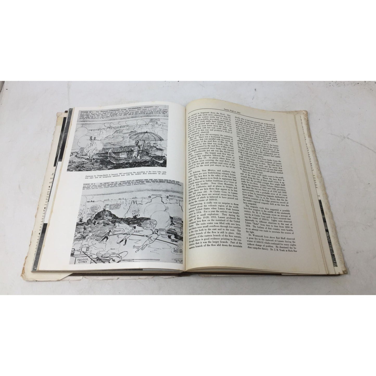 Vintage Hardcover Book Titled Volcanoes Declare War: Logistics and Strategy of Pacific Volcano Science by Thomas Augustus Jaggar. unbranded  A+ Stuff Vintage Books