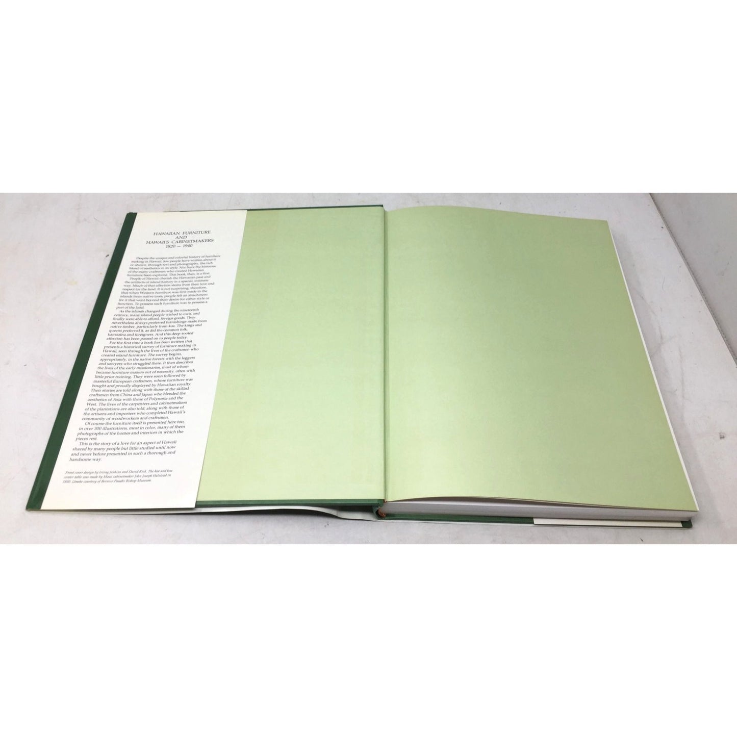 Hardcover Book Titled "Hawaiian Furniture and Hawaii's Cabinetmakers, 1820-1940" unbranded  A+ Stuff Books