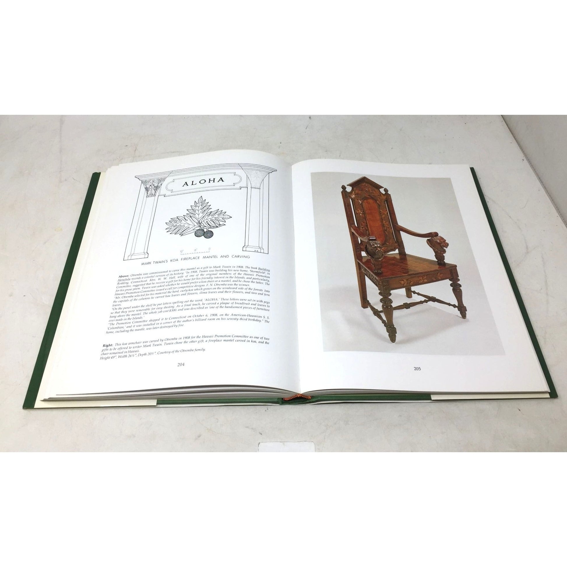 Hardcover Book Titled "Hawaiian Furniture and Hawaii's Cabinetmakers, 1820-1940" unbranded  A+ Stuff Books