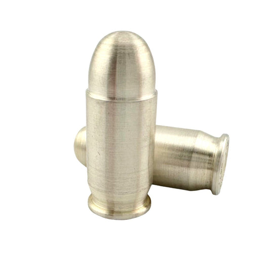 Two 1 Ounce .999 Fine Silver Bullets  in Stick to It Cartridge Holder