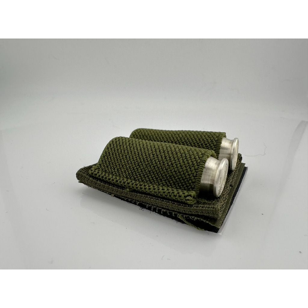 Two 1 Ounce .999 Fine Silver Bullets  in Stick to It Cartridge Holder