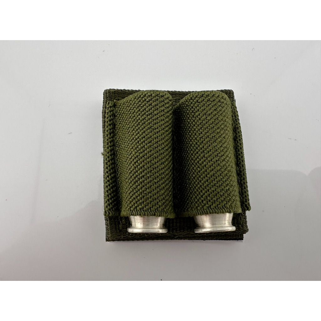 Two 1 Ounce .999 Fine Silver Bullets  in Stick to It Cartridge Holder