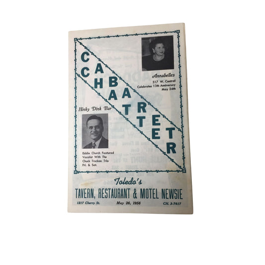 Vintage advertisement for local Toledo, Ohio Establishments