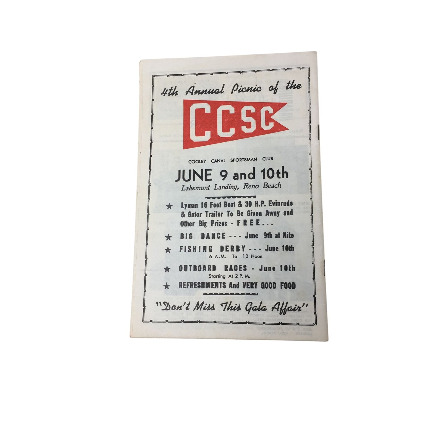 Vintage advertisement for local Toledo, Ohio Establishments