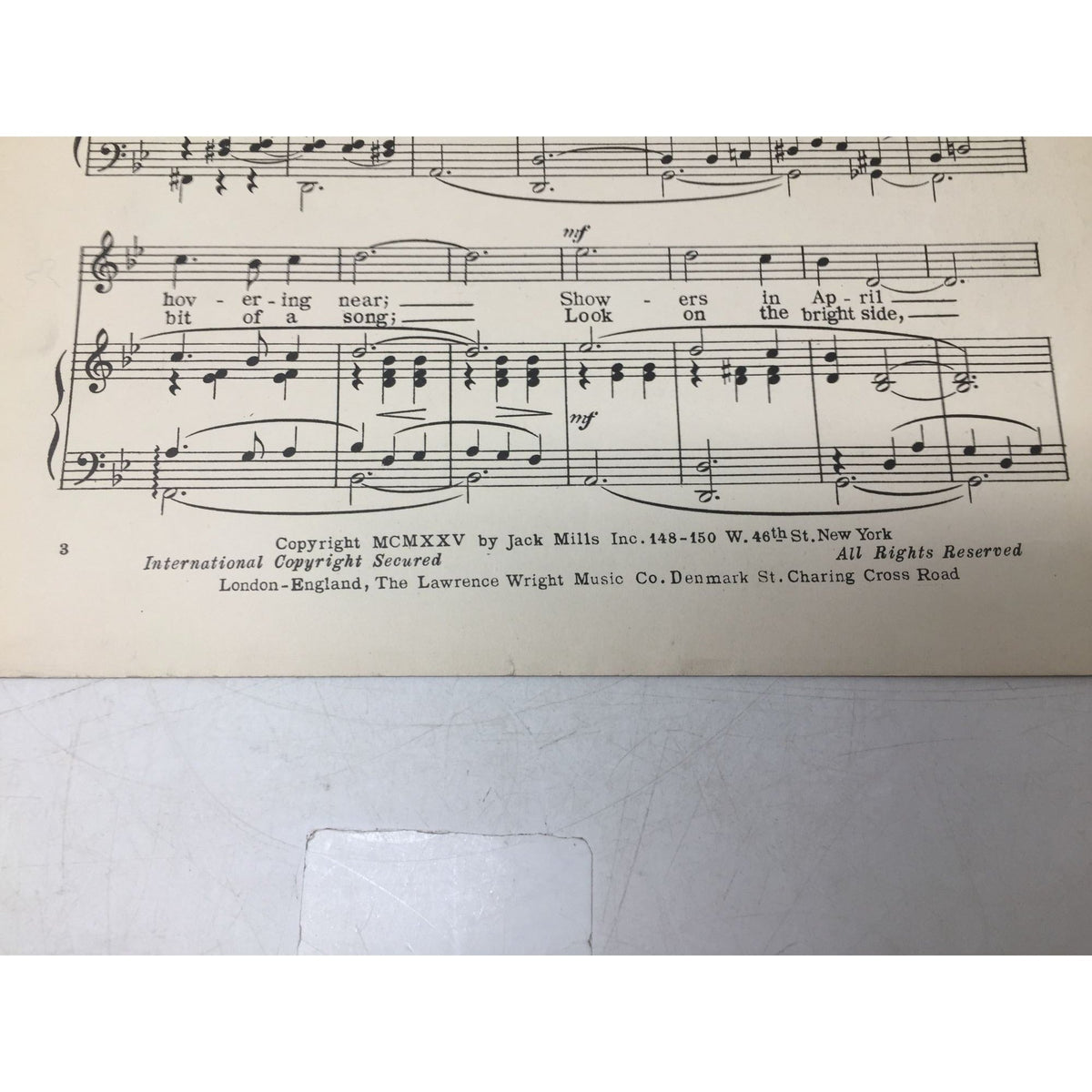 Sheet Music titled "Some Sweet To-Morrow" A+ Stuff  A+ Stuff SHEET MUSIC