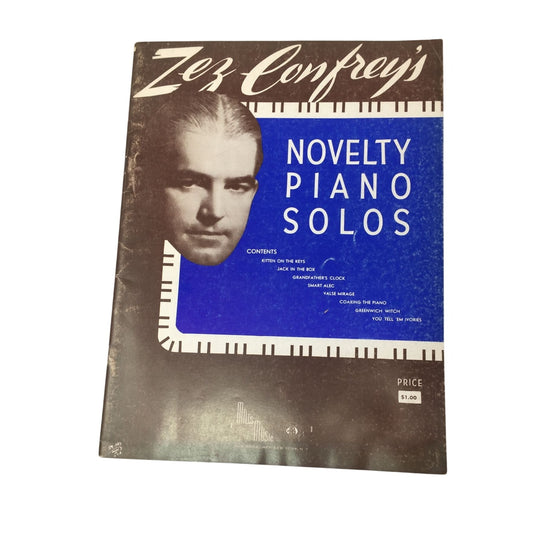 Zez Confrey's Novelty Piano Solos Vintage Sheet music book
