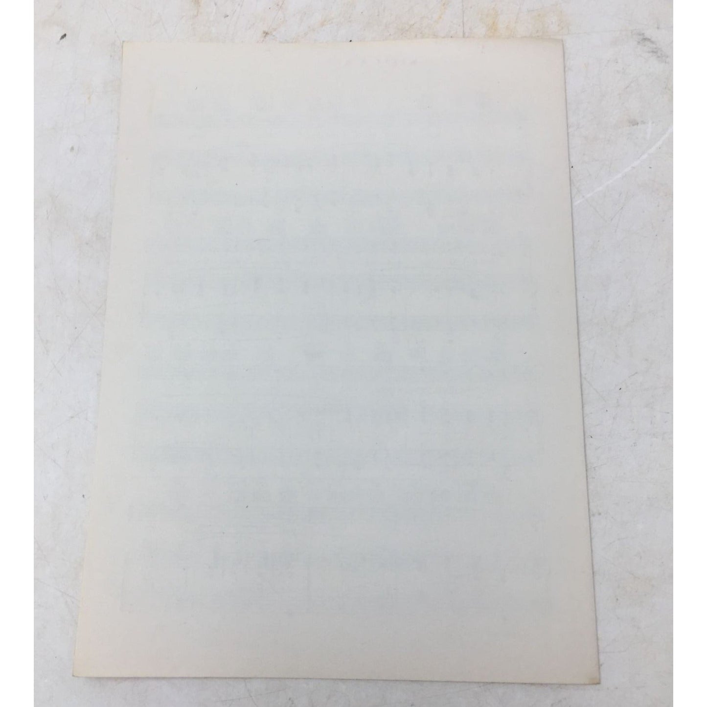 Vintage "professional copy" of sheet music for a song titled "All For Love," unbranded  A+ Stuff Sheet Music