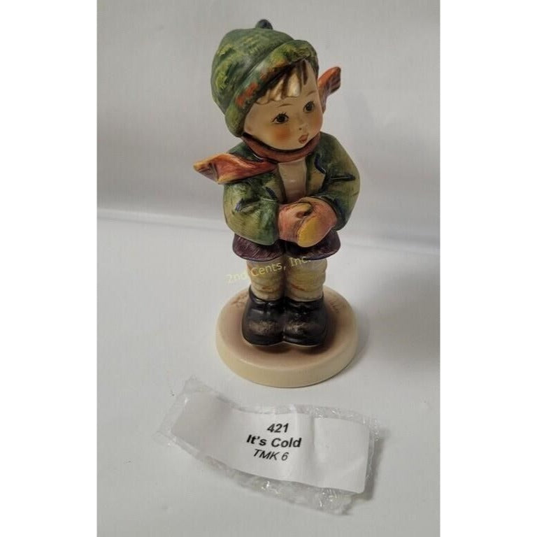 Goebel Hummel "It's Cold" Figurine (#421) A+ Stuff  A+ Stuff Figurines