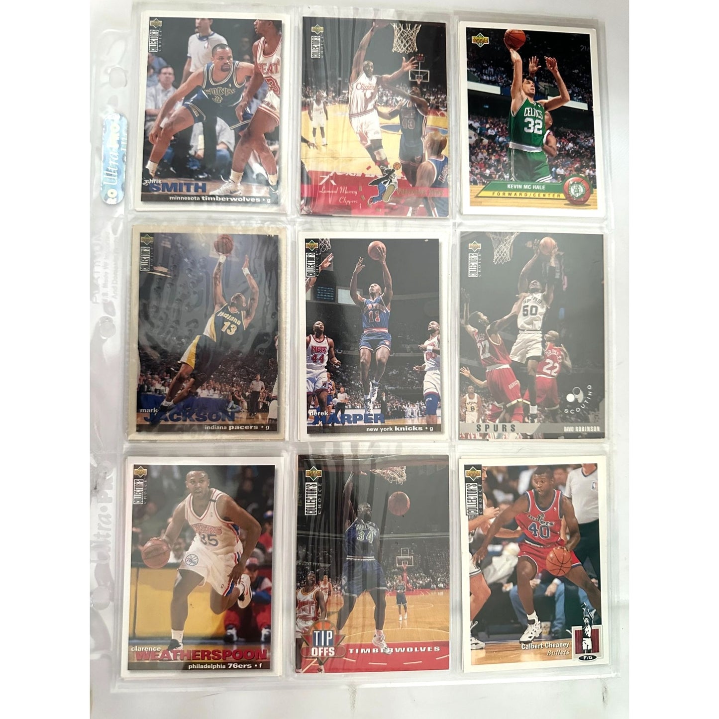 NBA Basketball Trading Cards Collection Featuring Players & Teams From 1990s With Original Sleeves & Assorted Brands