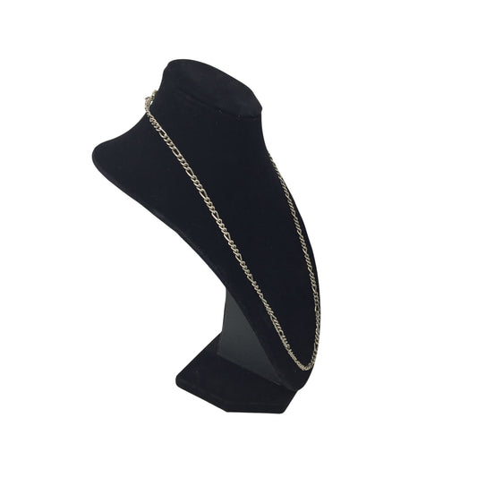 Unisex Silver Tone Chain Necklace with Clasp