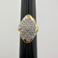 Marquise Cut 1.00 Ct Diamond Cluster Ring Size 8