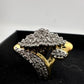 Marquise Cut 1.00 Ct Diamond Cluster Ring Size 8