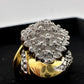 Marquise Cut 1.00 Ct Diamond Cluster Ring Size 8