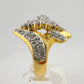 Marquise Cut 1.00 Ct Diamond Cluster Ring Size 8