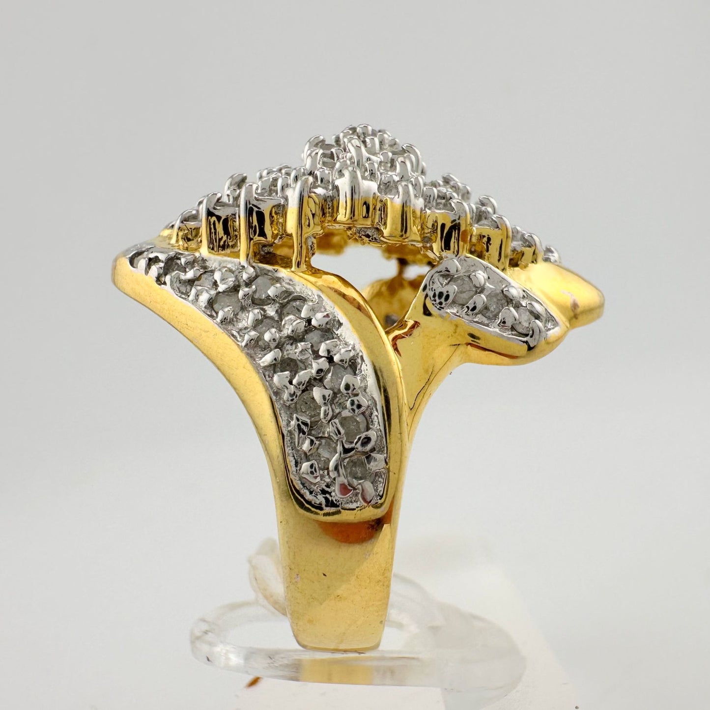 Marquise Cut 1.00 Ct Diamond Cluster Ring Size 8