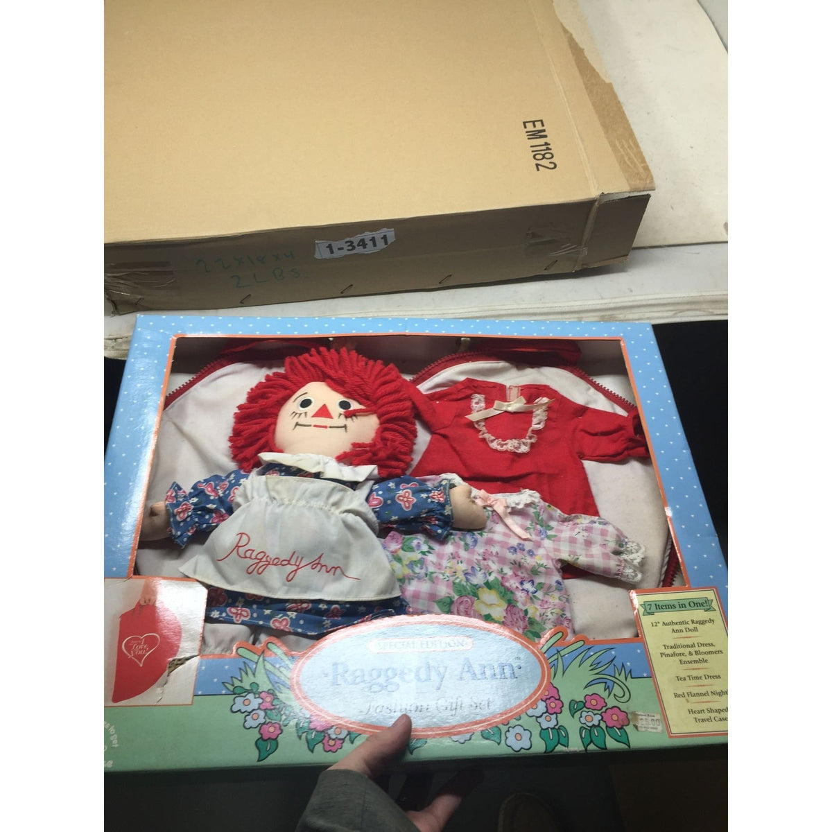 Vintage Applause Special Edition Raggedy Ann Fashion Gift Set - 7 Pieces - NIB Applause  A+ Stuff