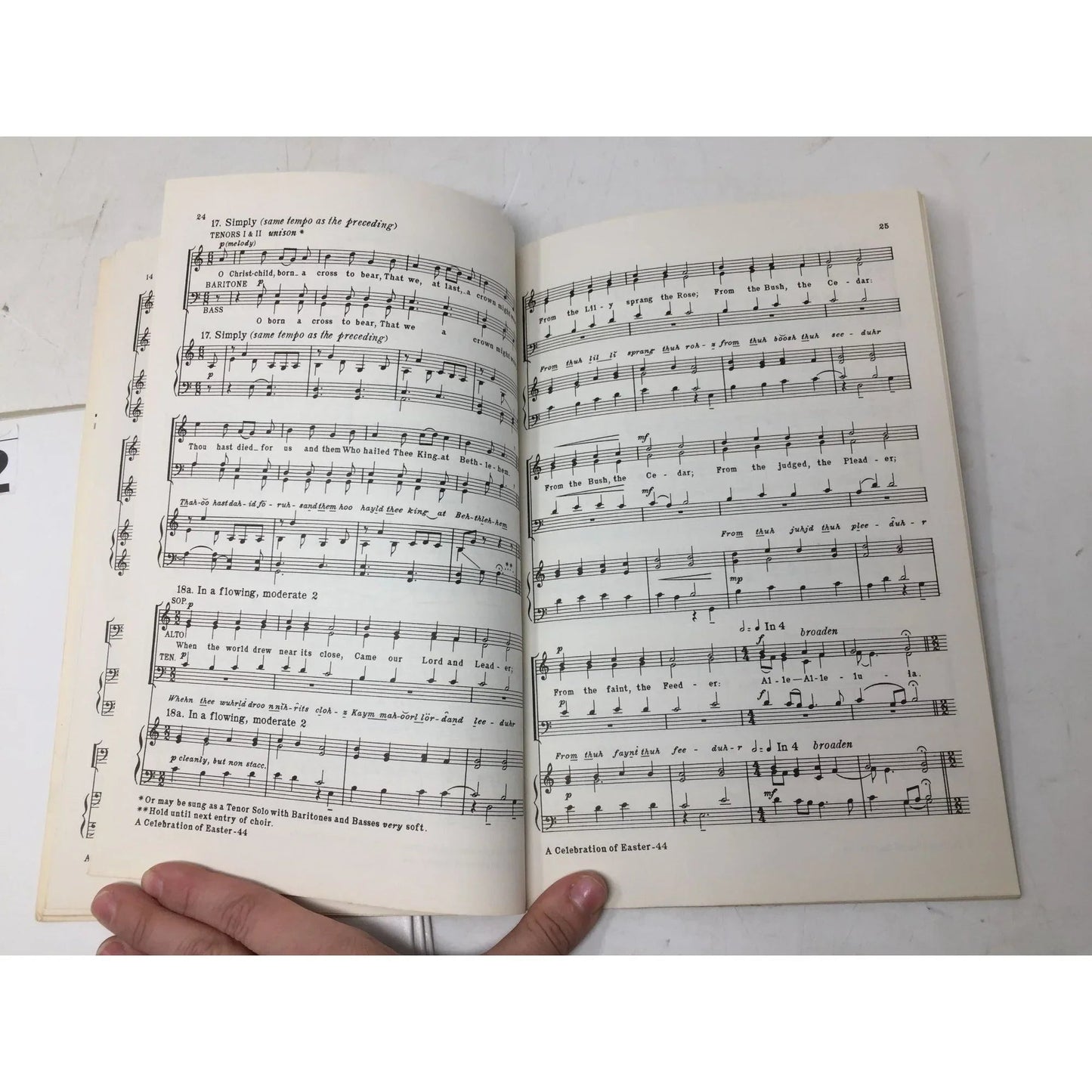 ''A celebration of easter'' by Roy Ringwald Vintage Sheet Music book - A+ Stuff - Books - A+ Stuff