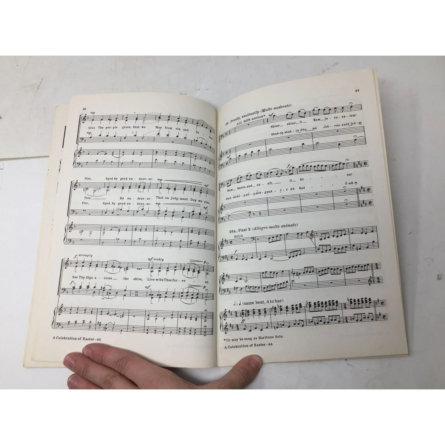 ''A celebration of easter'' by Roy Ringwald Vintage Sheet Music book - A+ Stuff - Books - A+ Stuff