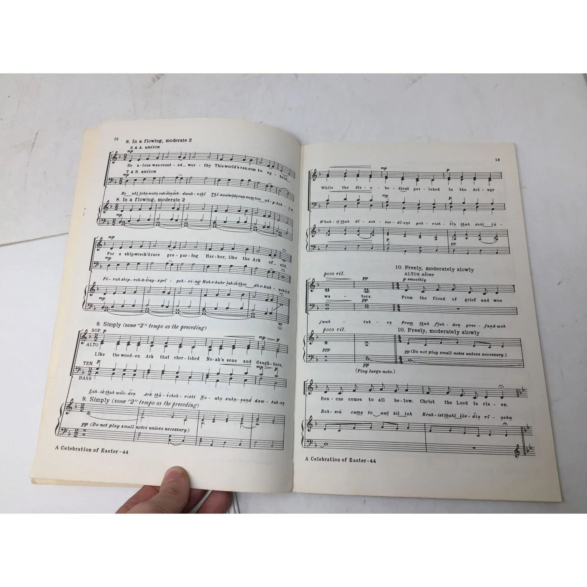 ''A celebration of easter'' by Roy Ringwald Vintage Sheet Music book - A+ Stuff - Books - A+ Stuff