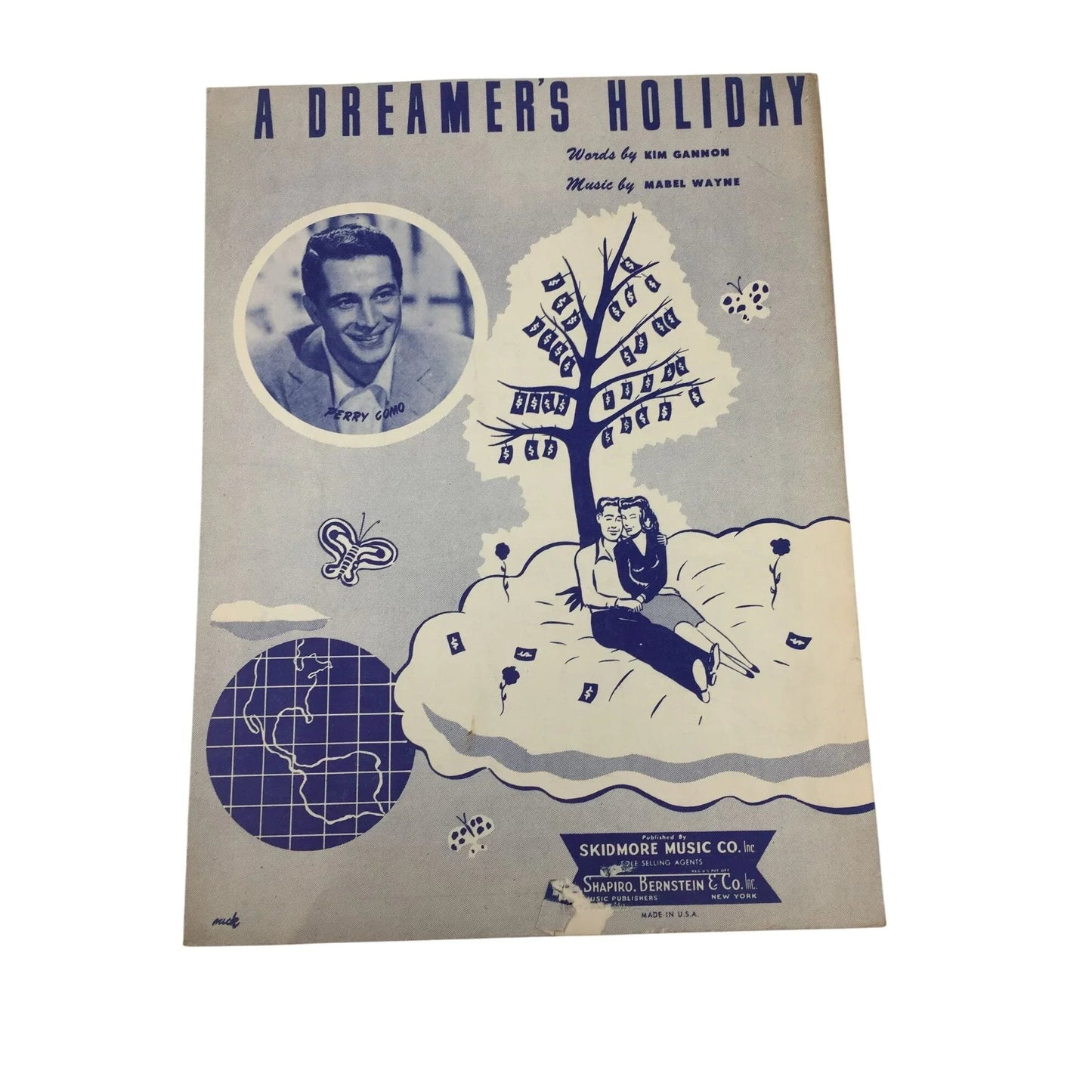 ''A DREAMER'S HOLIDAY'' VINTAGE SHEET MUSIC - A+ Stuff - SHEET MUSIC - A+ Stuff