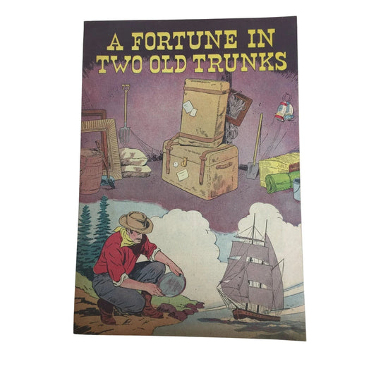 ''A Fortune In Two Old Trunks'' Vintage Paperback Comic Book - A+ Stuff - Books - A+ Stuff