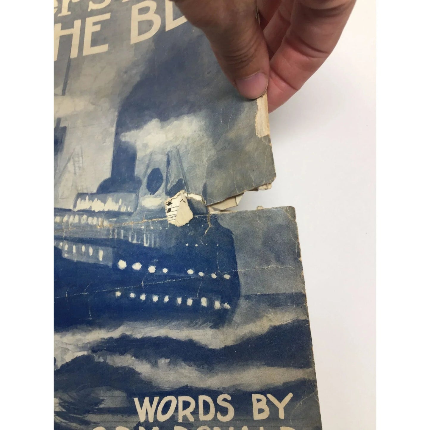 ''A Summer's Night Out On The Blue'' Vintage Sheet Music - A+ Stuff - SHEET MUSIC - A+ Stuff