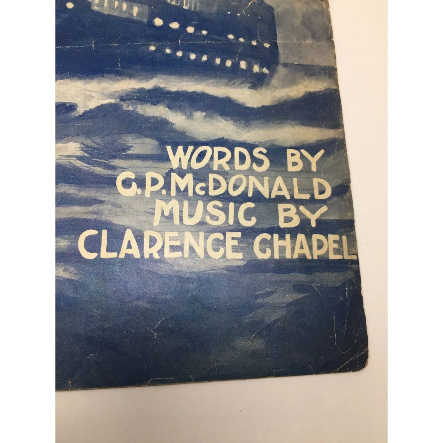 ''A Summer's Night Out On The Blue'' Vintage Sheet Music - A+ Stuff - SHEET MUSIC - A+ Stuff