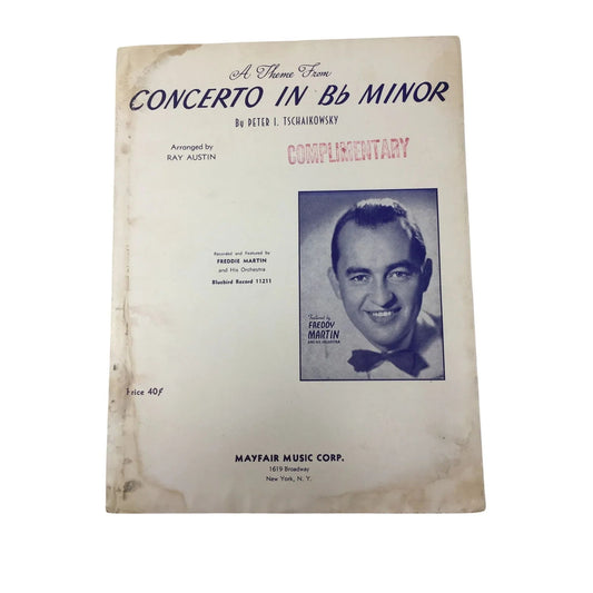 ''A Theme from Concerto in Bb Minor'' by Peter I TSchaikowsky - A+ Stuff - Sheet Music - A+ Stuff