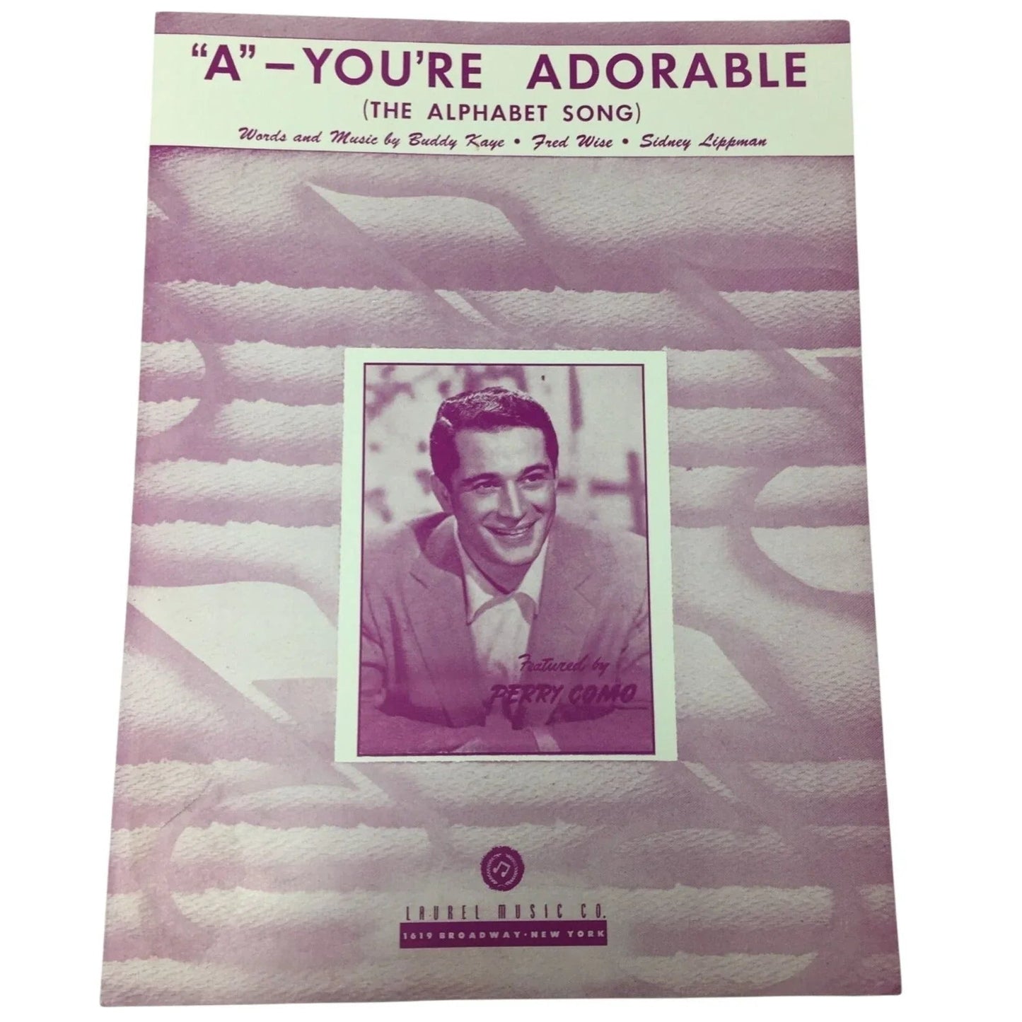 ''A - YOU'RE ADORABLE'' (The Alphabet song) Sheet Music Book - A+ Stuff - SHEET MUSIC - A+ Stuff