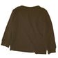 Boys Size 4t Carters Long Sleeved Brown Thermal Shirt "Big Man on Campus #33"