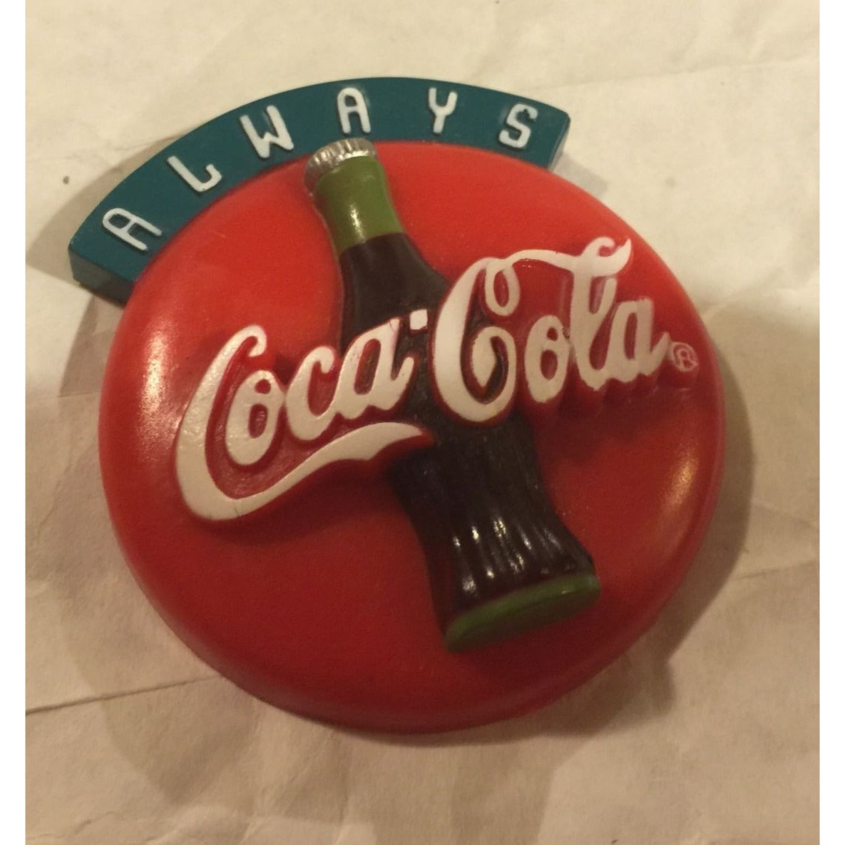 Vintage 1995 Always Coca Cola Soda Magnet