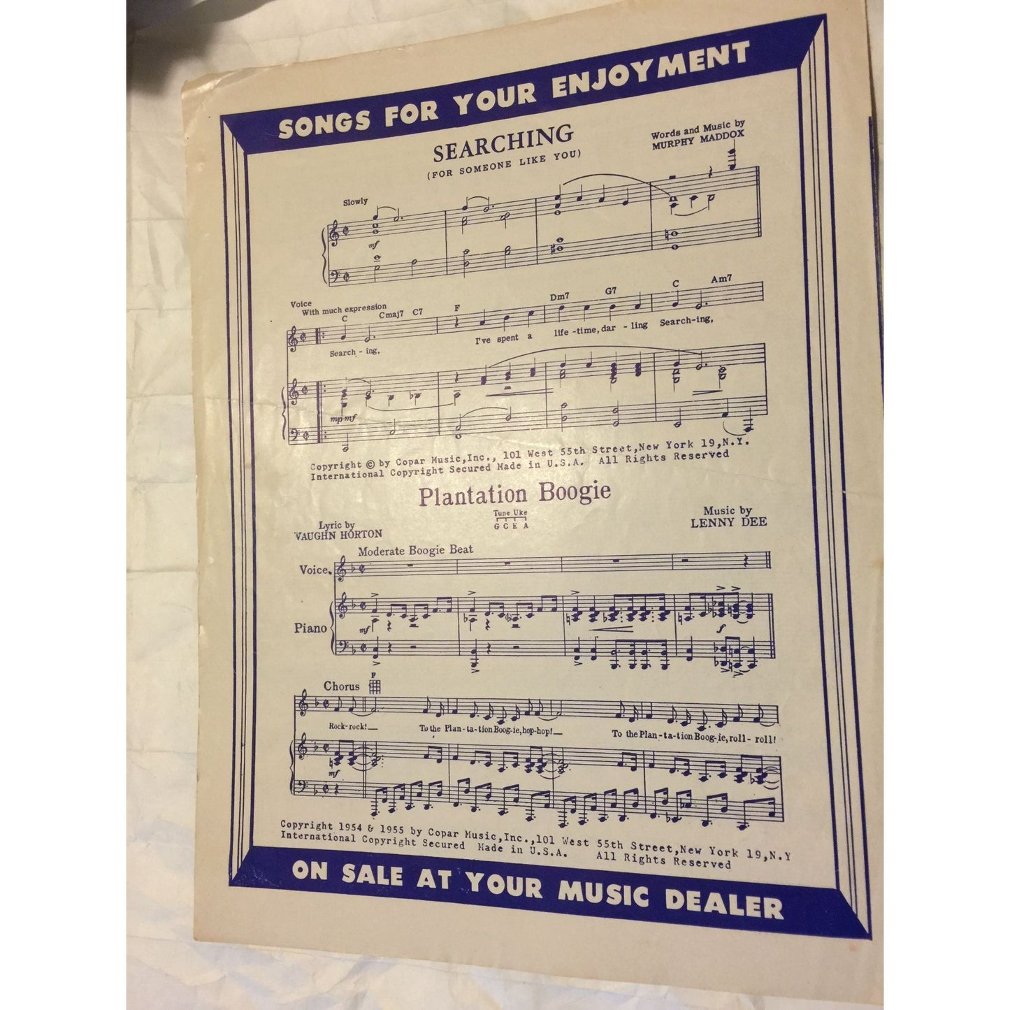 My Special Angel By Jimmy Duncan Vintage Sheet Music