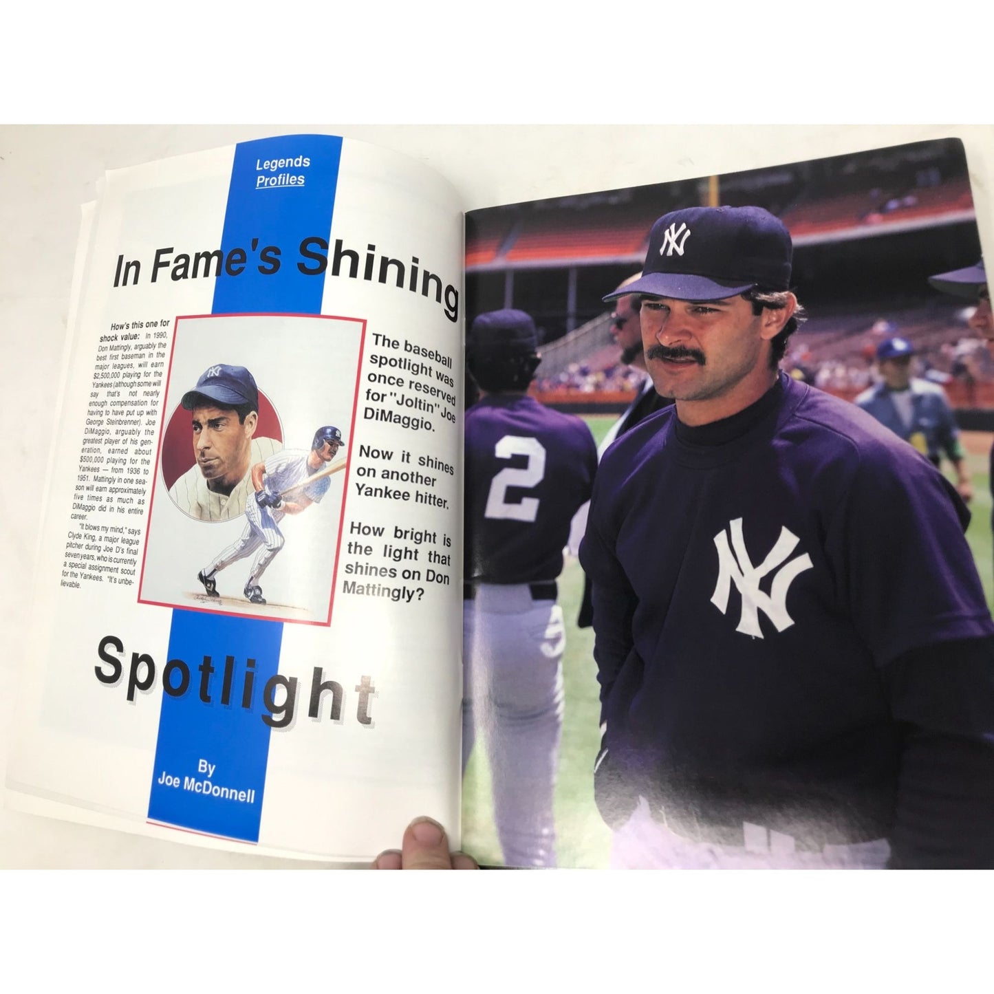 Vintage 1990/1992 Legends Sports Memorabilia Magazines (2)