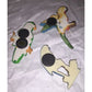 Set of 3 Vintage Parrot Bird Refrigerator Magnets - A+ Stuff