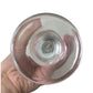 Set of 3 Clear Stemmed Glass Champagne Flutes- About 8" Tall Each - A+ Stuff