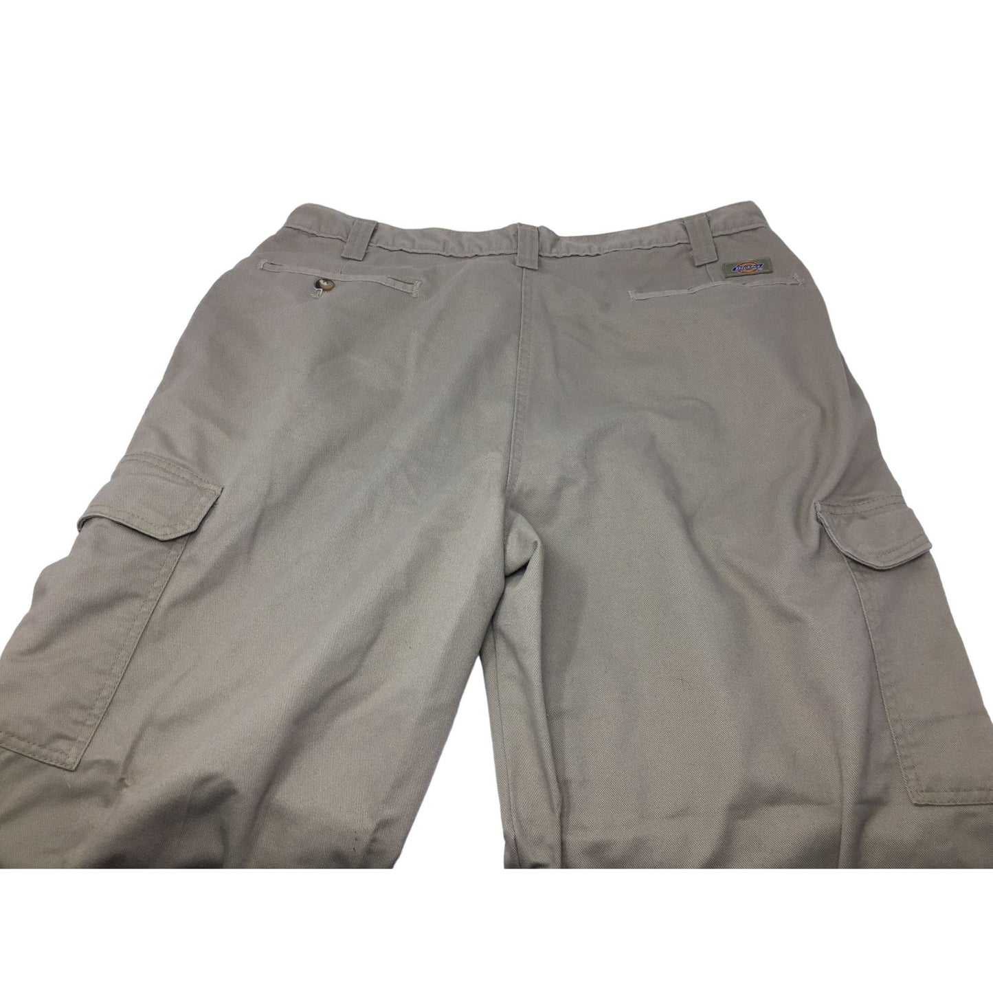 Mens Dickies Khaki Pants- No Size but see last Picture for measurements