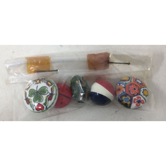 Vintage Miscellaneous Buttons for Jewelry/Clothing- Bag of 5